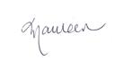 Maureen's signature